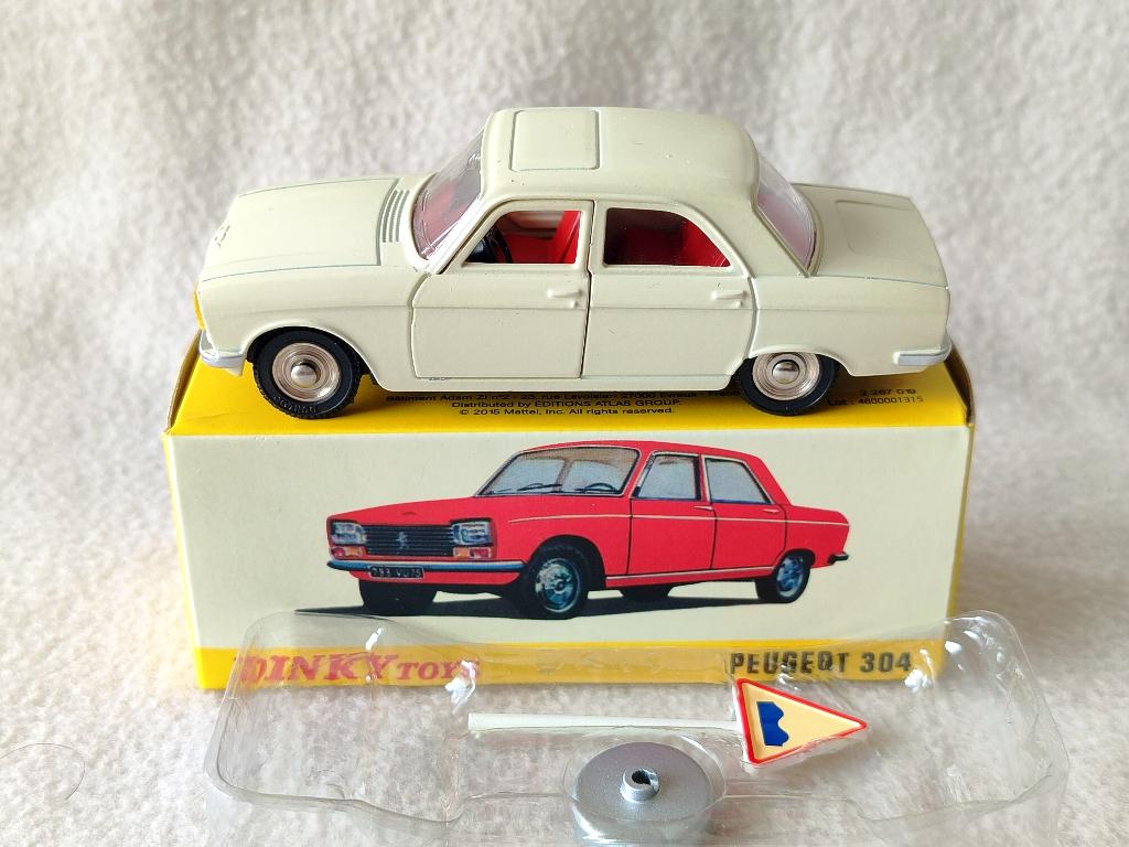 Dinky Atlas _ Peugeot 304 _ ref. 1428, Hobby en Vrije tijd, Modelauto's | 1:43, Ophalen of Verzenden, Zo goed als nieuw, Auto