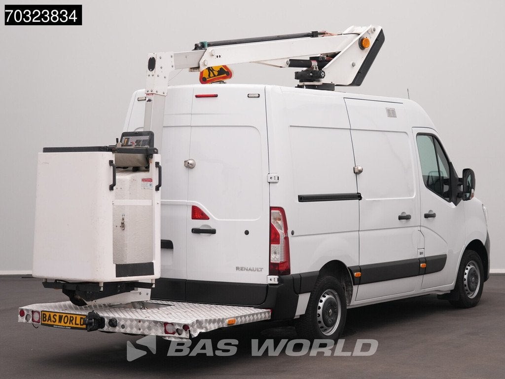 Renault Master 145PK Hoogwerker 11,3m Werkhoogte L2H2 LED Tr, 145 ch, Achat, Capteur de lumière, Euro 6