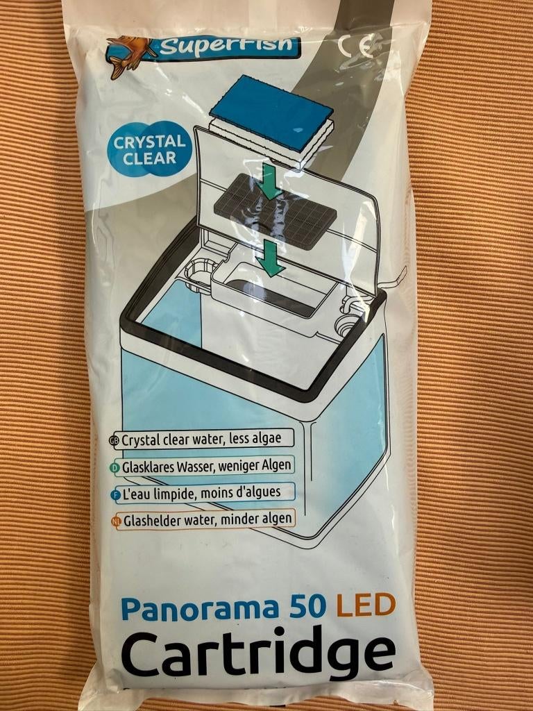 2x Cartouche Panorama 50 LED, Animaux & Accessoires, Poissons | Aquariums & Accessoires, Neuf, Filter, Superfish, Enlèvement