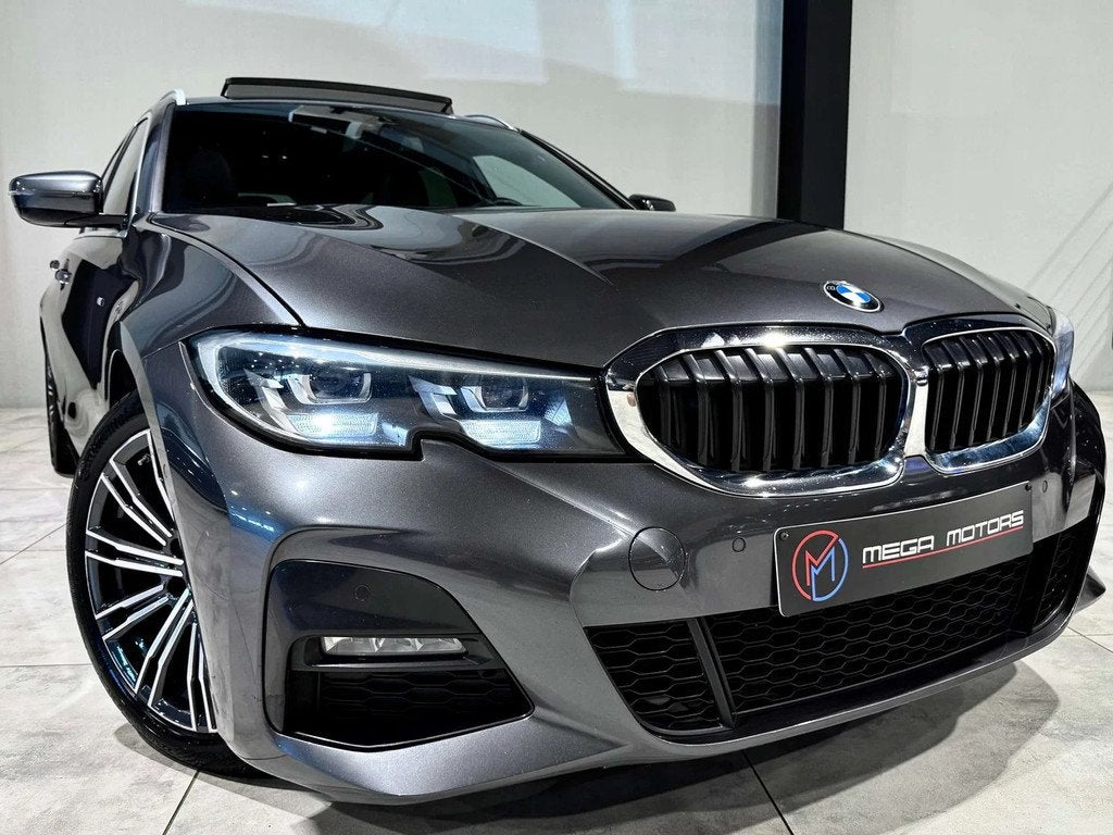 BMW 3 Serie 320 d 163CV PACK M" PANO NAVi CARPLAY ALCANTARA, Autos, BMW, Argent ou Gris, Euro 6, Entreprise, Noir