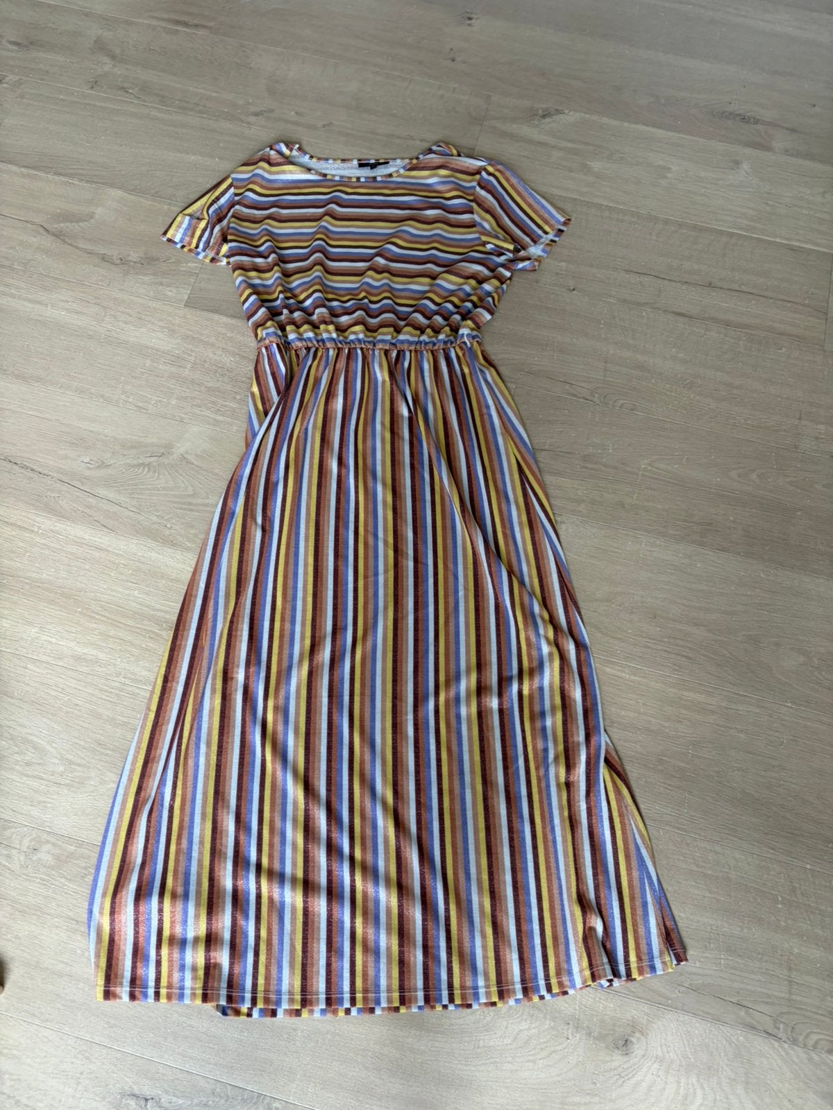 Gestreept kleedje, Kleding | Dames, Meerkleurig, Zo goed als nieuw, Onder de knie, Ophalen