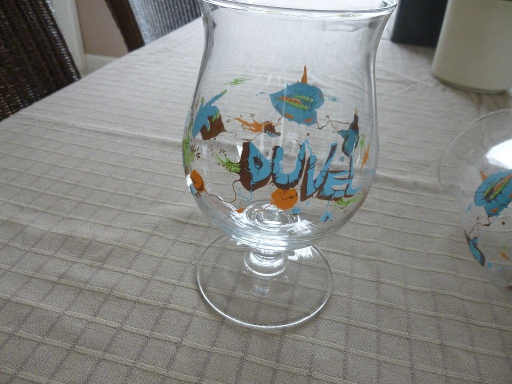 duvel glas  : yan sorgi, Ophalen of Verzenden, Zo goed als nieuw, Duvel