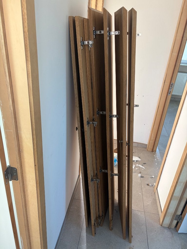 8 portes de dressing avec poignets, Enlèvement, Comme neuf, Moins de 50 cm, 150 à 200 cm