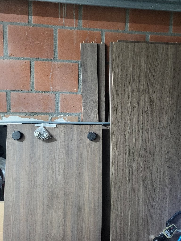 Kleding kast, Ophalen, Gebruikt, Met lade(s), 150 tot 200 cm