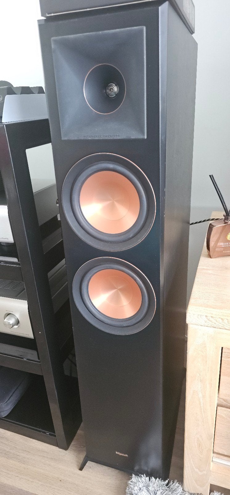 klipsch 2 RP6000F ebony, Stereo speakers, 120 tot 150 watt, Zo goed als nieuw, Ophalen