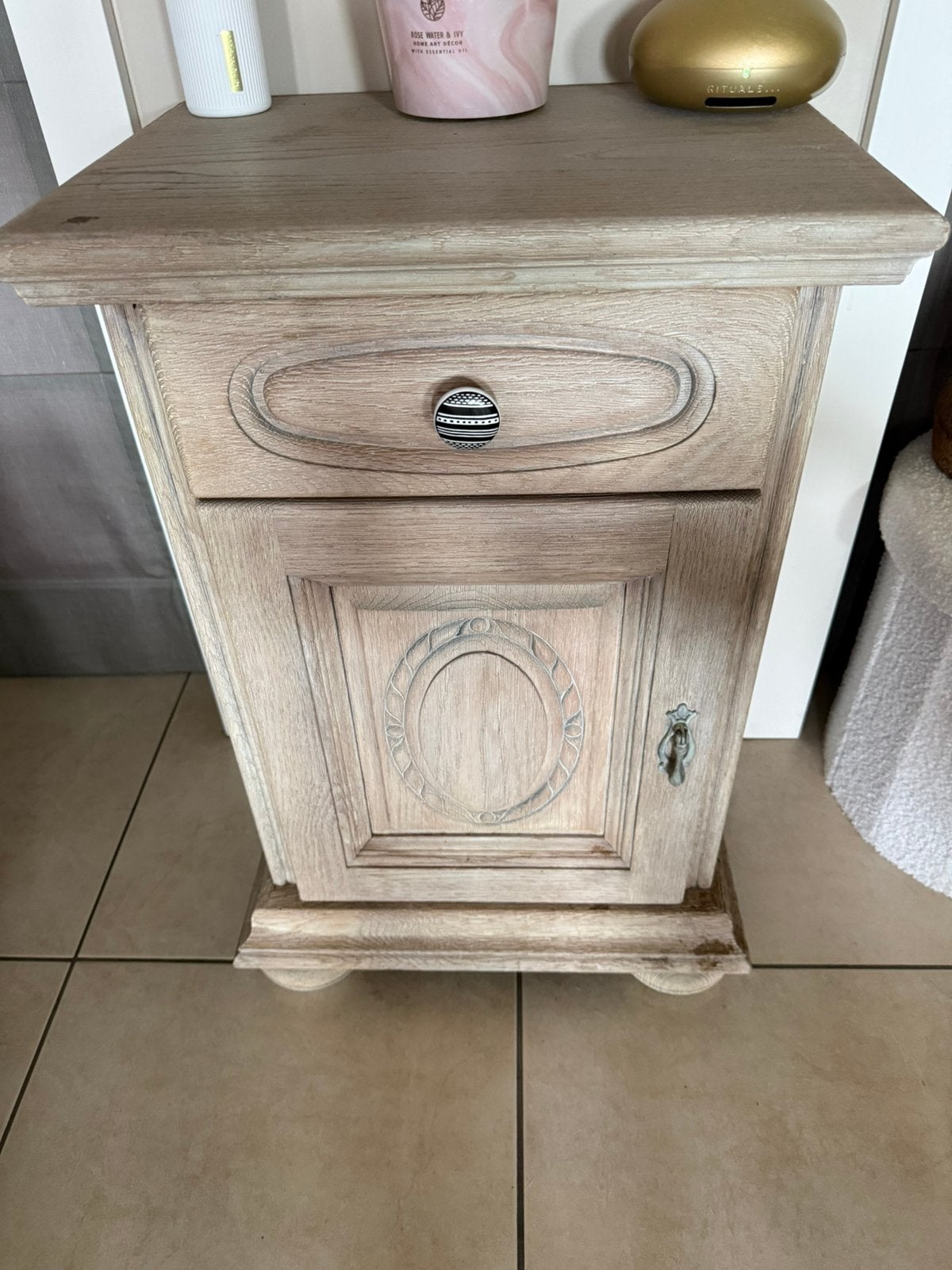 Gezandstraalde eiken meubels, Ophalen, Overige materialen, Gebruikt, 65 cm of meer