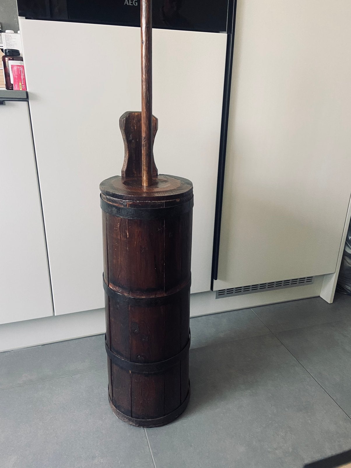 Oude boterton, Antiek en Kunst, Ophalen