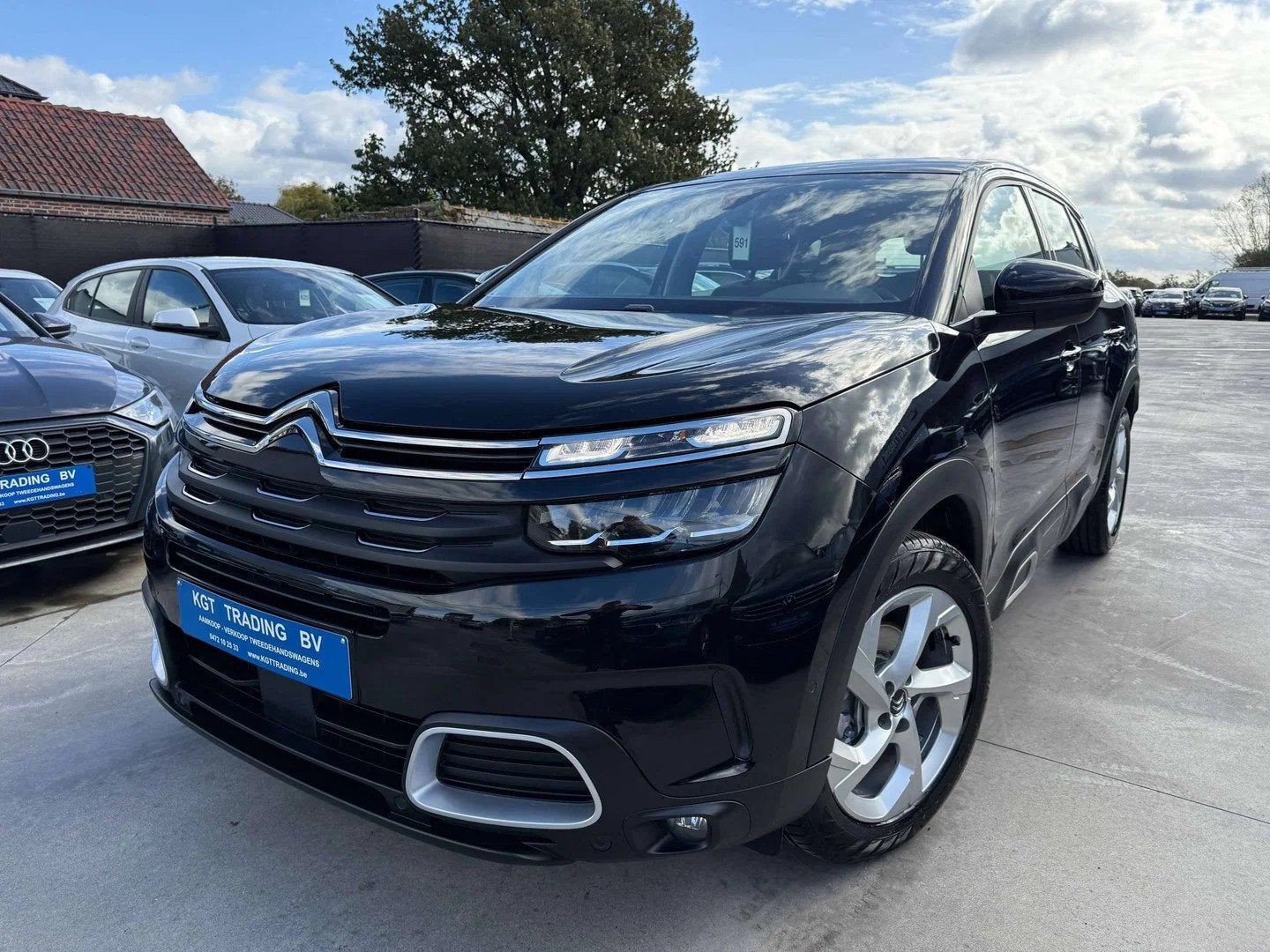 Citroën C5 Aircross 1.2i 130PK AUTOMAAT NAVIGATIE LEDER CAM, Auto's, Automaat, Gebruikt, 1199 cc, Zwart