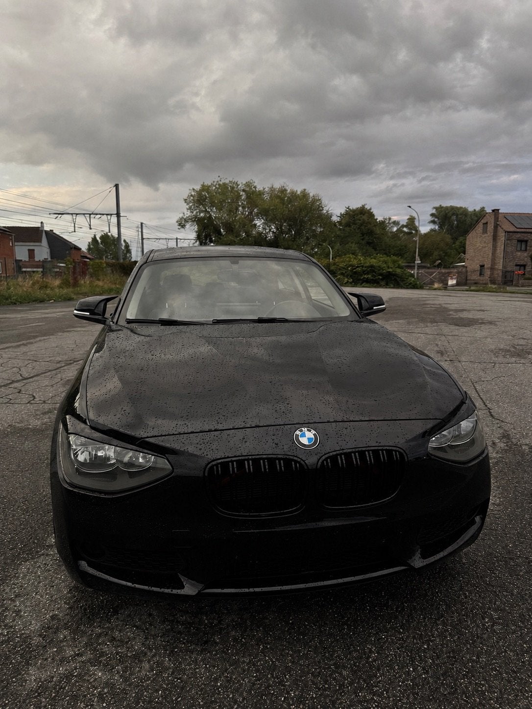 BMW 114 i, Auto's, 4 cilinders, Zwart, Particulier, Parkeersensor