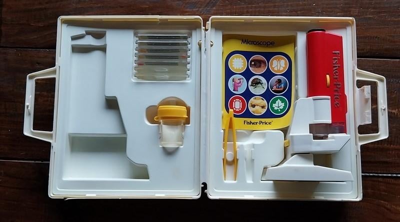 Fisher-Price vintage microscoop  #6606, Kinderen en Baby's, Speelgoed | Fisher-Price, Ophalen of Verzenden