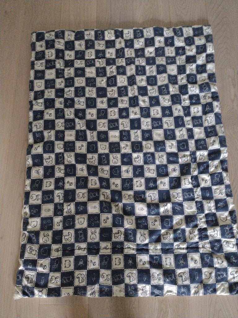 Donsdekentje voor kinderbedje  0,90 m x 1,23 m, Kinderen en Baby's, Dekens, Slaapzakjes en Inbakerproducten, Ophalen, Gebruikt
