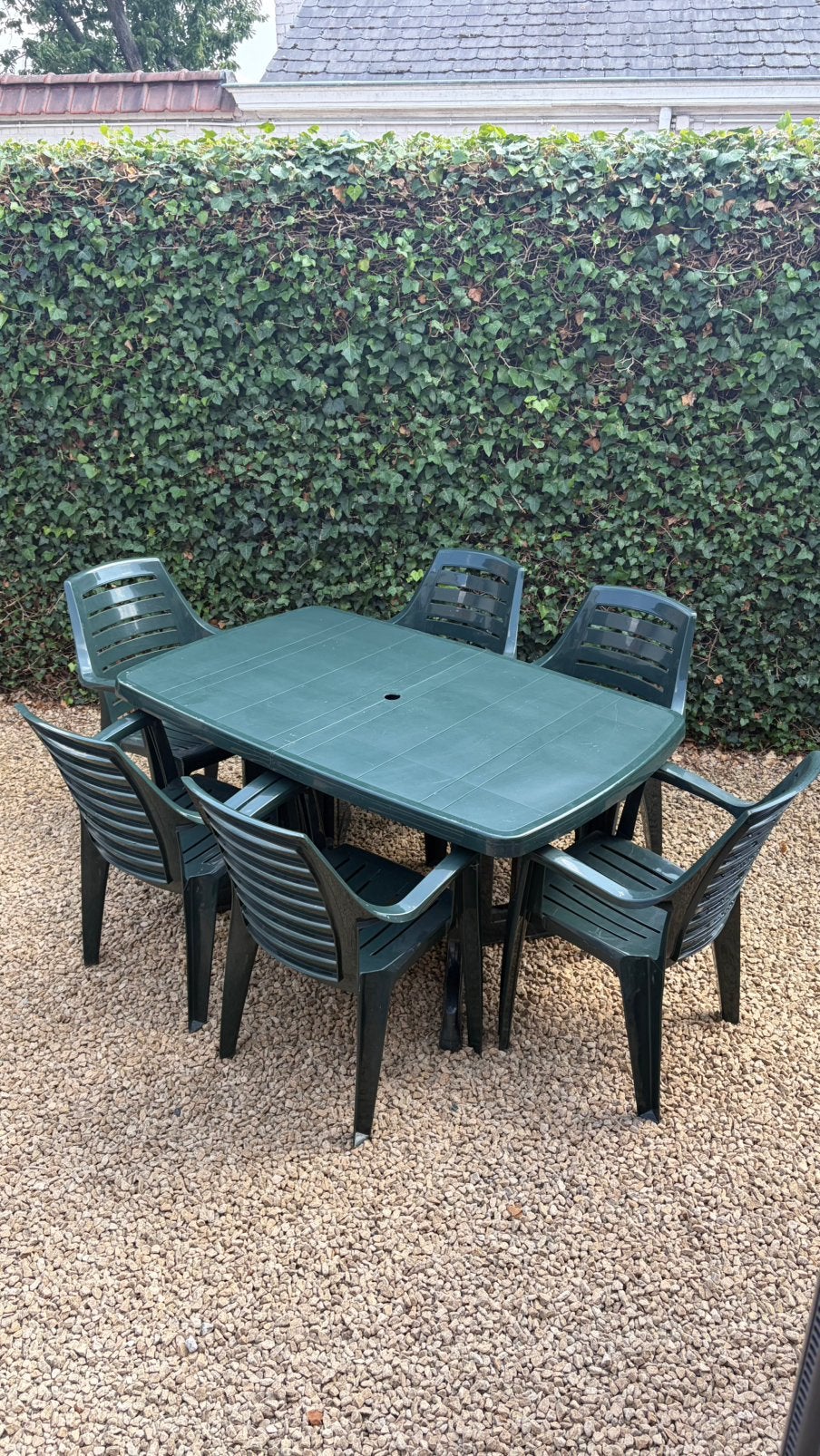 Tuinset kunststof, Ophalen, Zo goed als nieuw, Kunststof, Tuinset