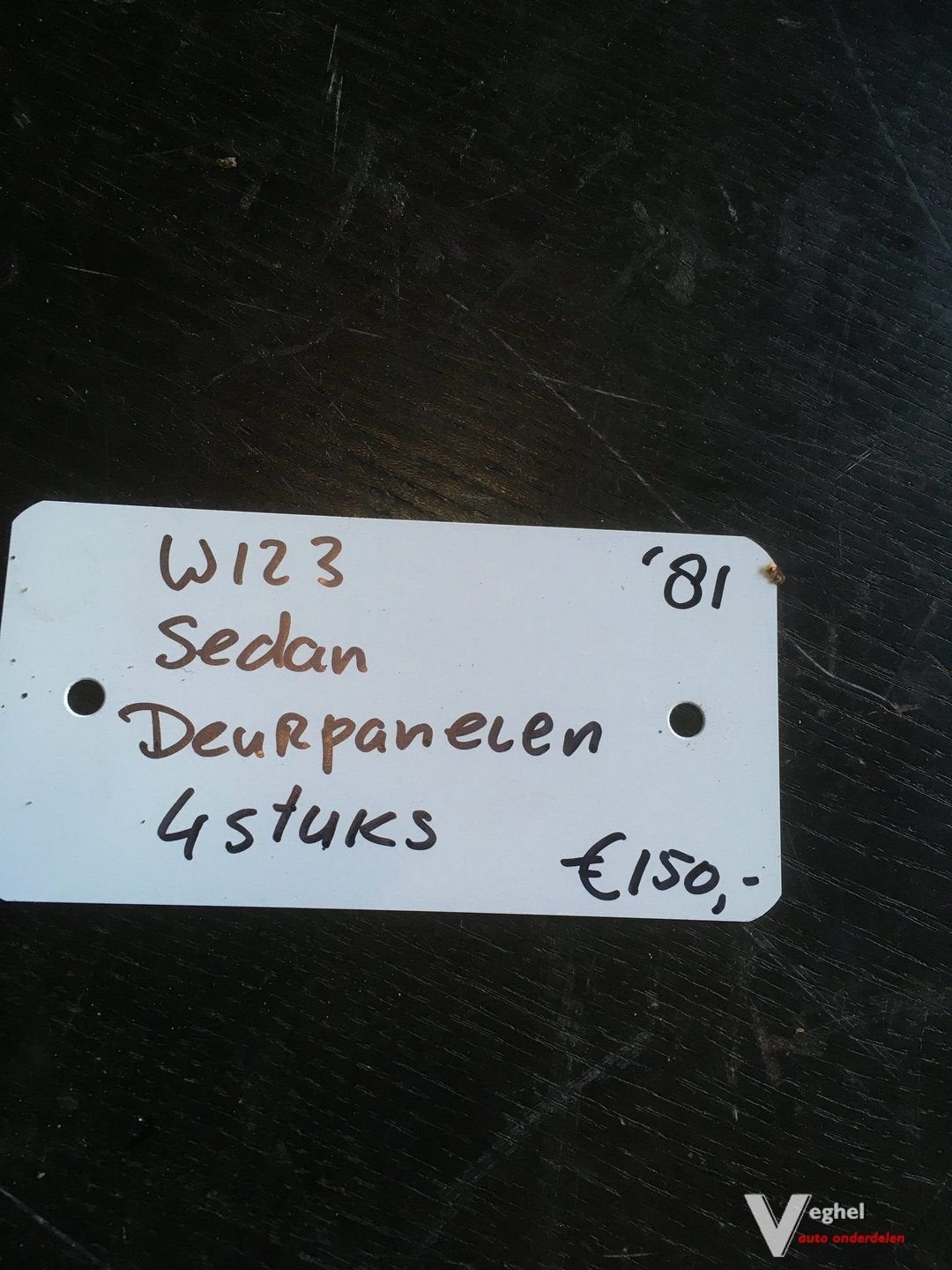 Mercedes w123 sedan 4 deurpanelen 1981, Auto-onderdelen, Gebruikt, -, -, Ophalen of Verzenden