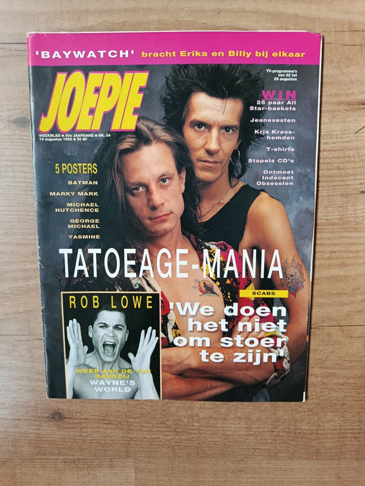 Weekblad - Tijdschrift Joepie nr. 34 - 19 augustus 1992, Ophalen of Verzenden