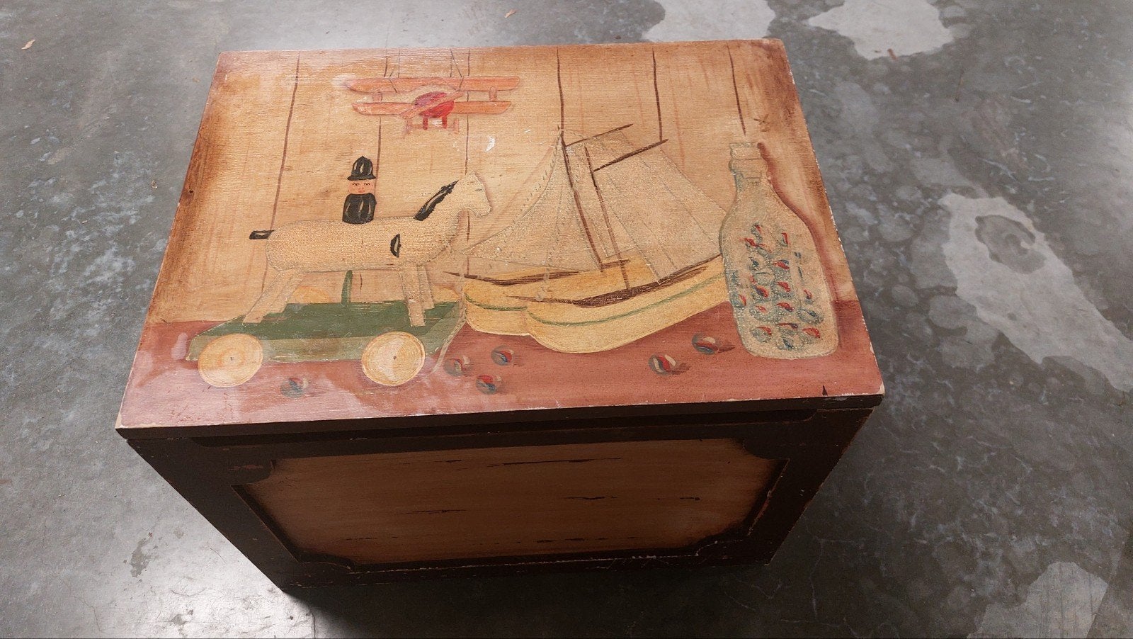 Coffre à jouets en bois, Maison & Meubles, Enlèvement
