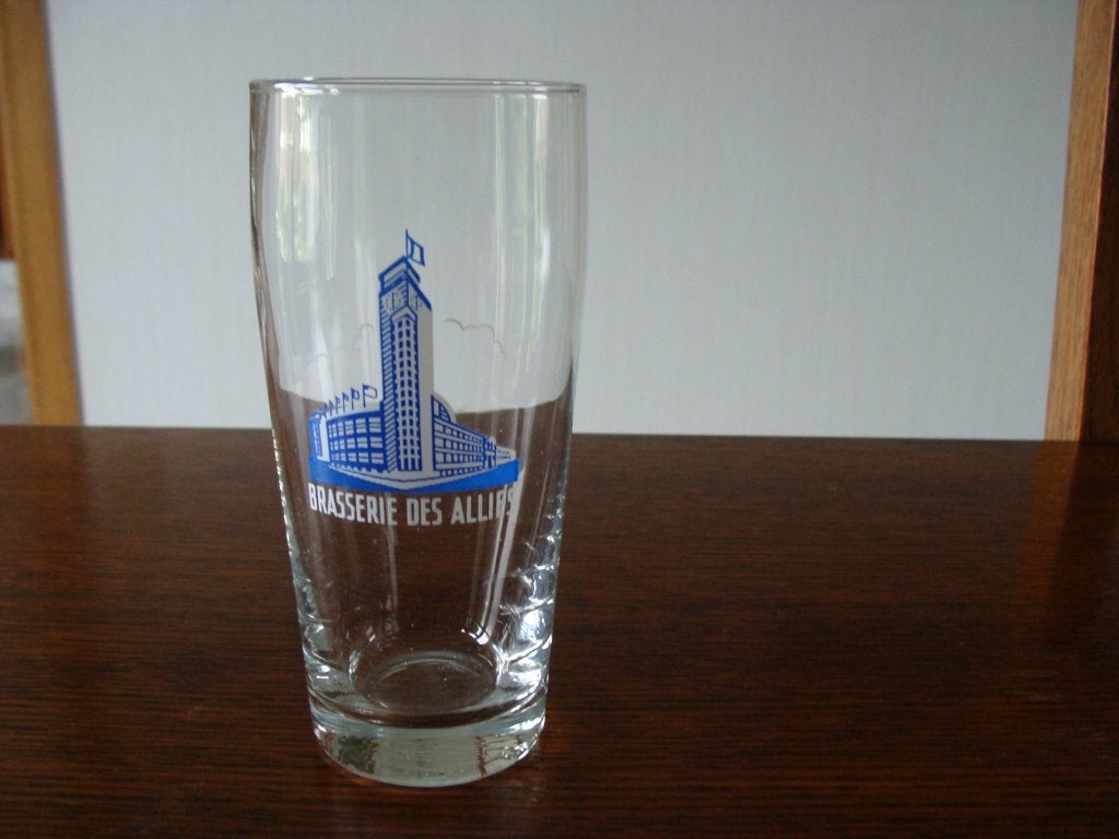 2 modèles, verre à bière , brasserie extra alliés, neuf, Collections, Enlèvement, Neuf, Verre ou Verres, Autres marques