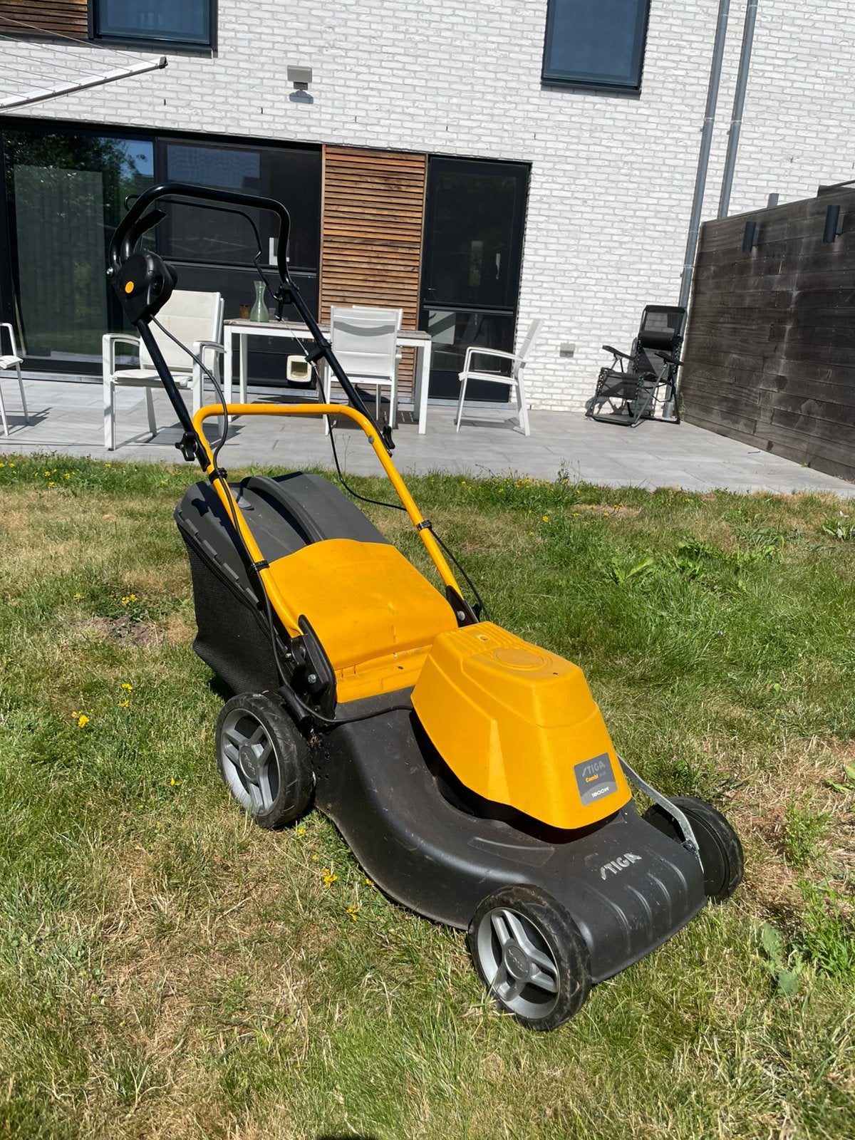 Stiga electrische maaier 1800w combi 48ES, Tuin en Terras, Grasmaaiers, Ophalen, Zo goed als nieuw