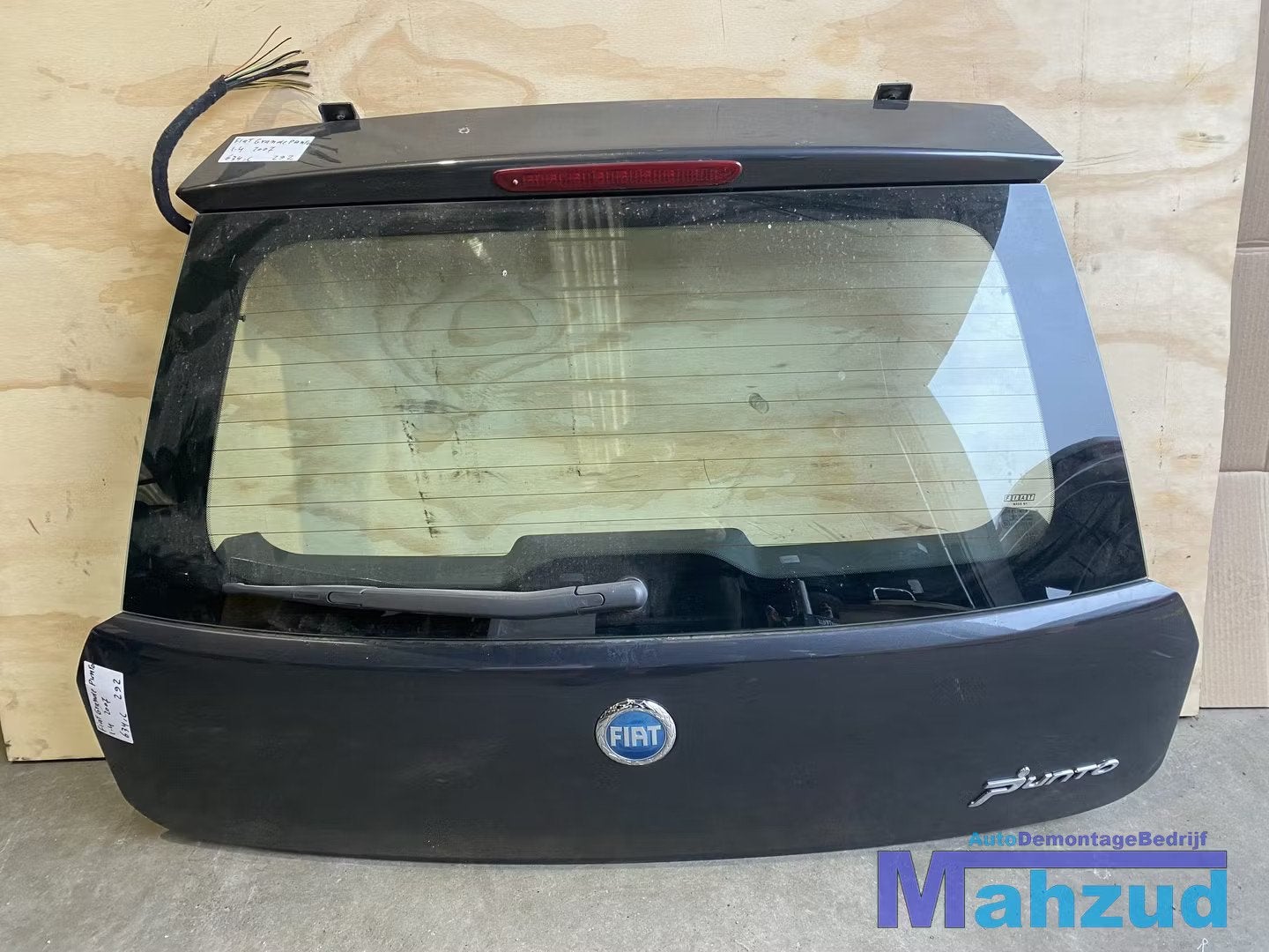 FIAT GRANDE PUNTO Donker Grijs 634,C Achterklep 2005-2013, Auto-onderdelen, Gebruikt, Stellantis Europe S.p.A., Info@stellantis.com