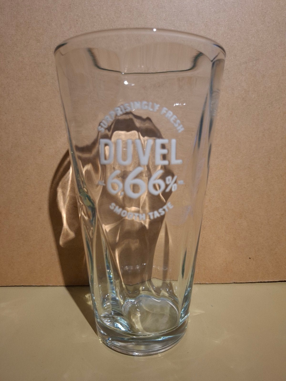 Duvel glas 666 ---50cl, Ophalen of Verzenden