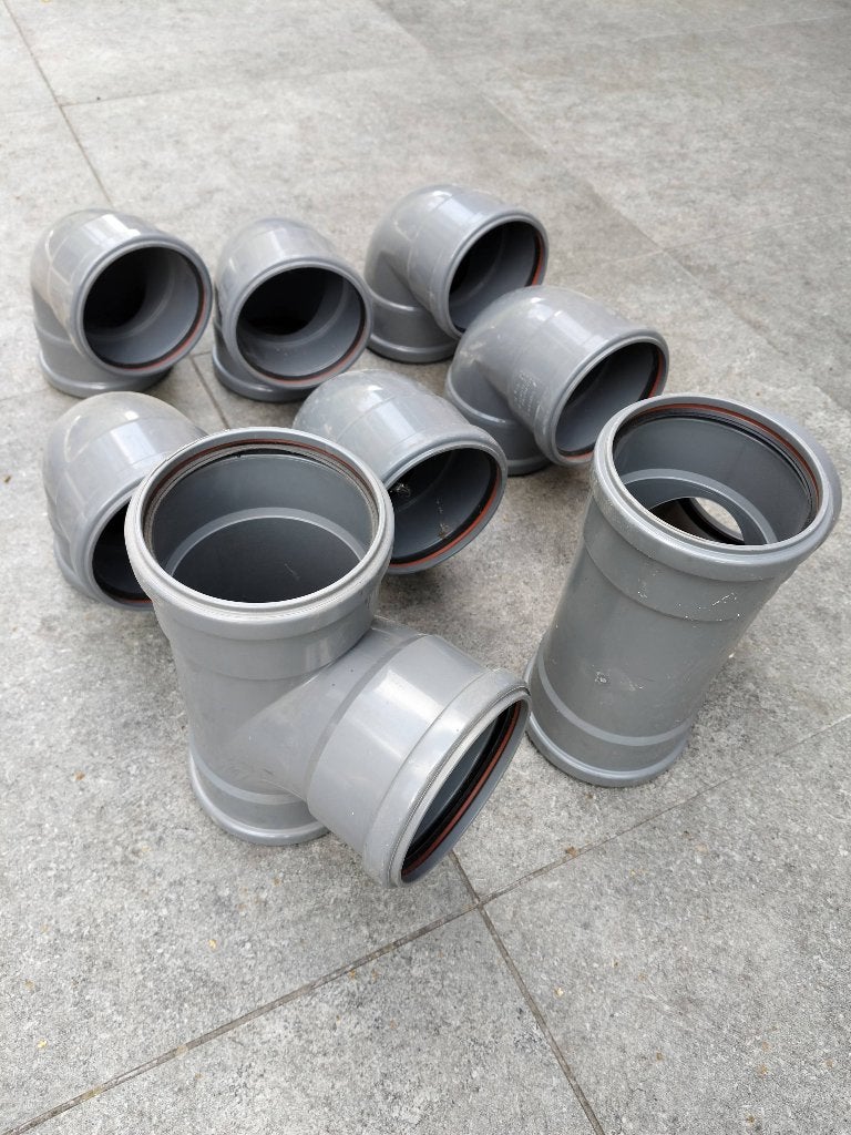 Pvc bochten, Doe-het-zelf en Bouw, Ophalen, Bochten, PVC, Nieuw