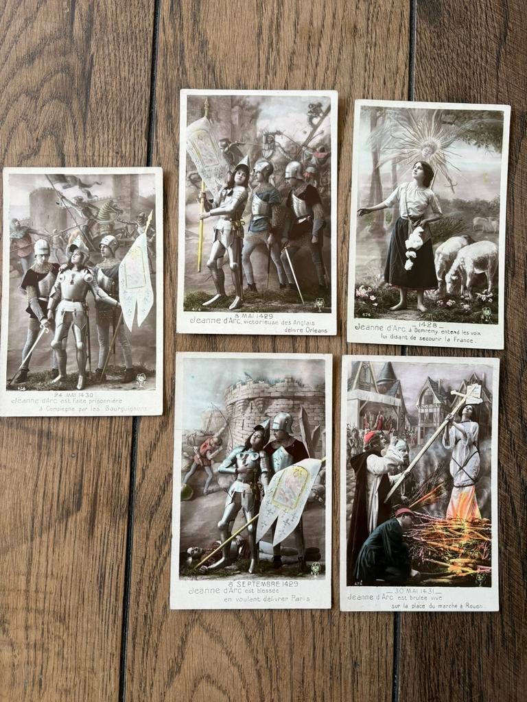 Carte postale Jeanne d’Arc debut 1900, Enlèvement ou Envoi, Avant 1920