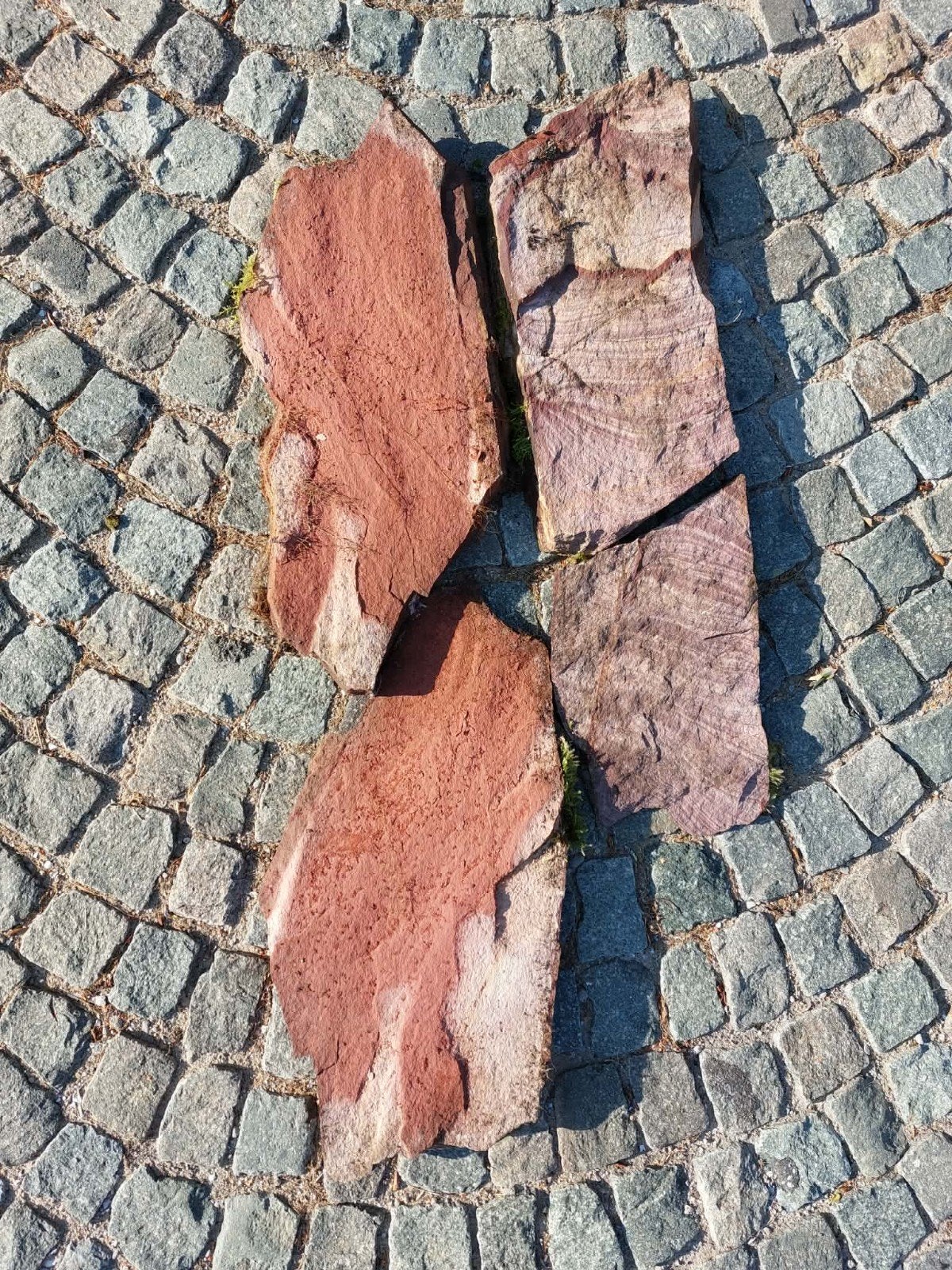 Rode flagstones, Ophalen, Overige materialen, Gebruikt, Overige typen