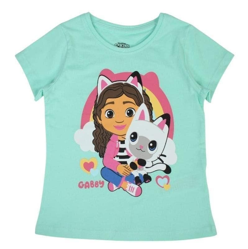 Gabby's Poppenhuis T-shirt Mint - Maat 92 - 98 - 128, Kinderen en Baby's, Kinderkleding | Maat 128, Meisje, Nieuw, Shirt of Longsleeve