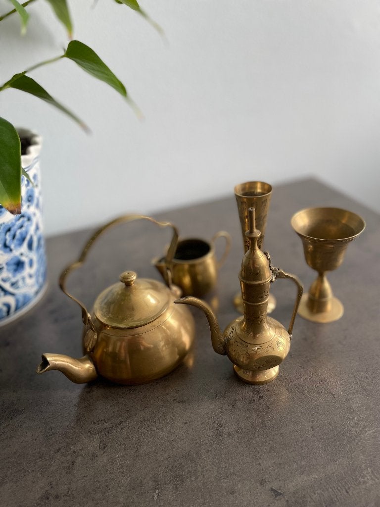Vintage messing voorwerpen, Antiek en Kunst, Antiek | Brons en Koper, Ophalen, Koper
