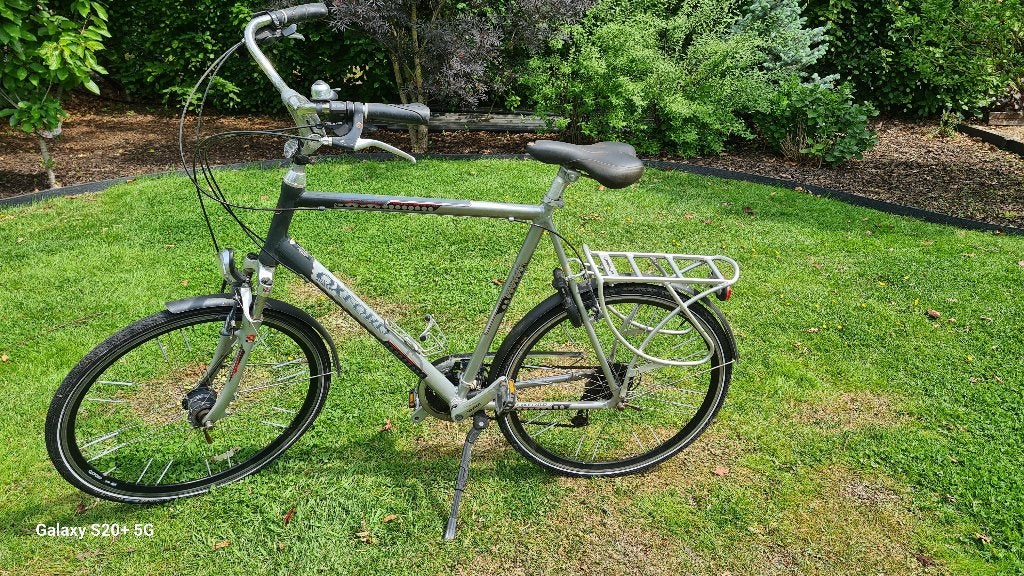 Herenfiets, Fietsen en Brommers, Gebruikt, Velgrem, Versnellingen, 61 tot 65 cm