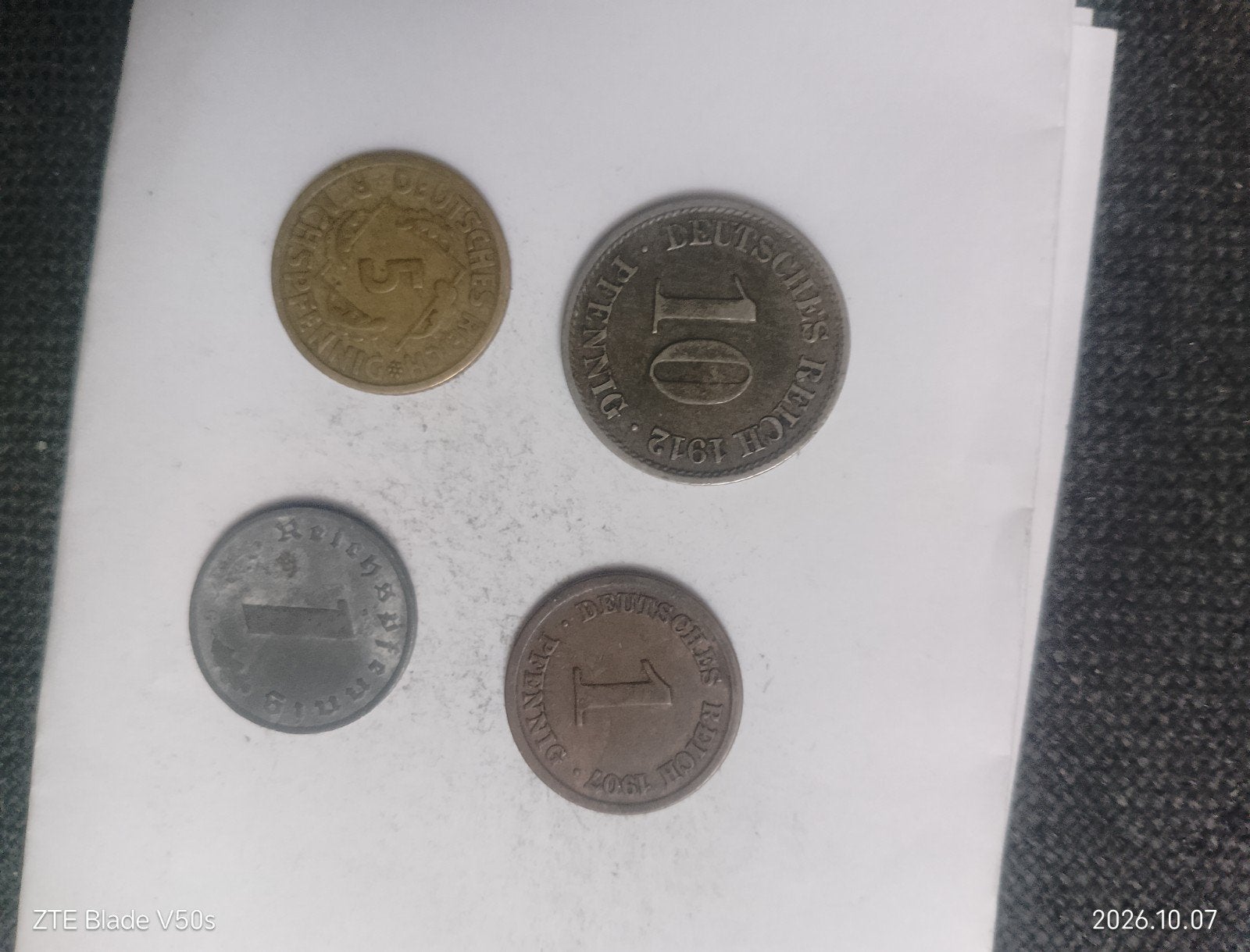 4 pièces allemandes, Enlèvement ou Envoi