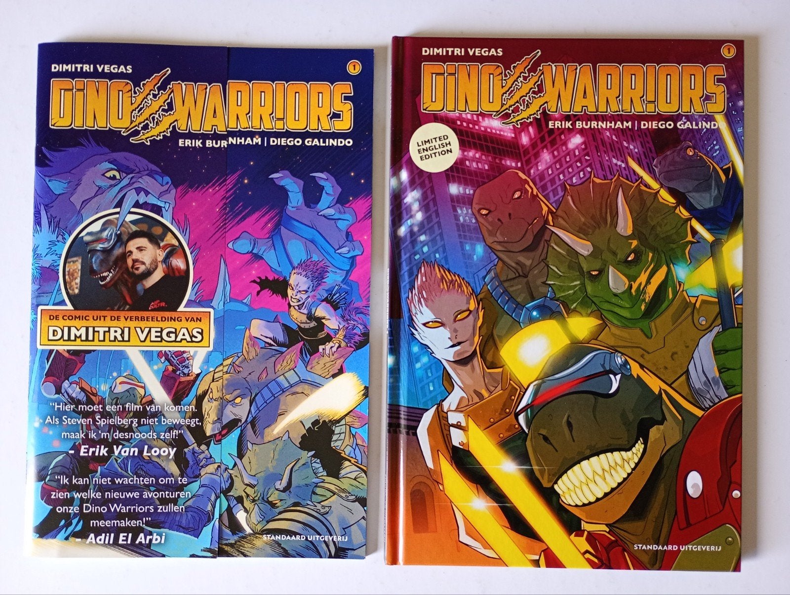 Dimitri Vegas, Dino warriors, hardcover+softcover, Boeken, Ophalen of Verzenden