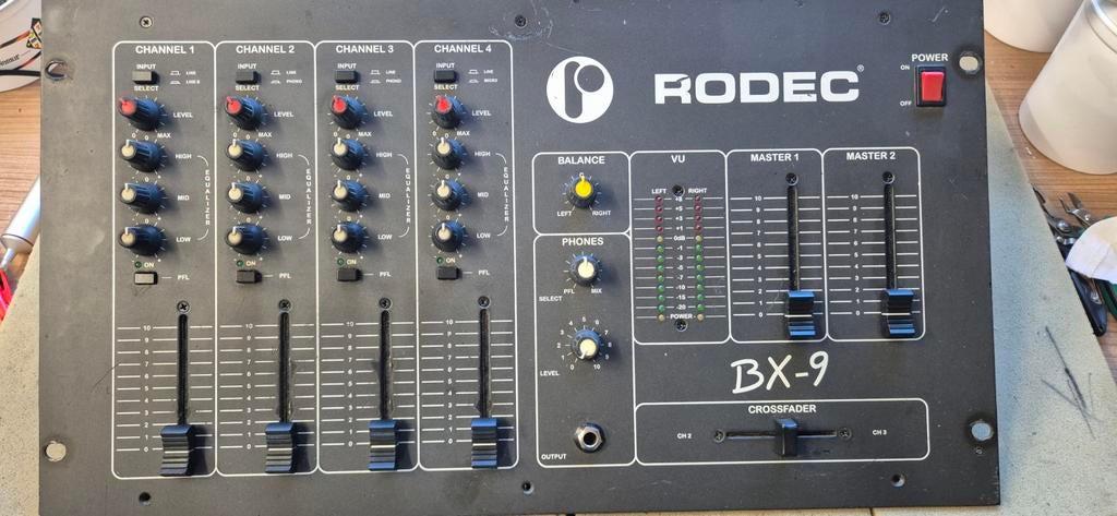 RODEC BX9 révisée, Muziek en Instrumenten, Mengpanelen, Ophalen, Gebruikt, Minder dan 5 kanalen, Microfooningang