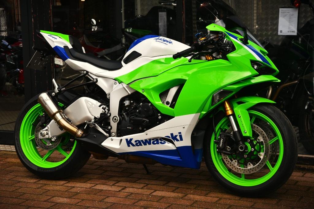 KAWASAKI NINJA ZX-6R 40TH ANNIVERSARY ***MOTOVERTE.BE***, 600 cm³, Entreprise, Occasion, Sport