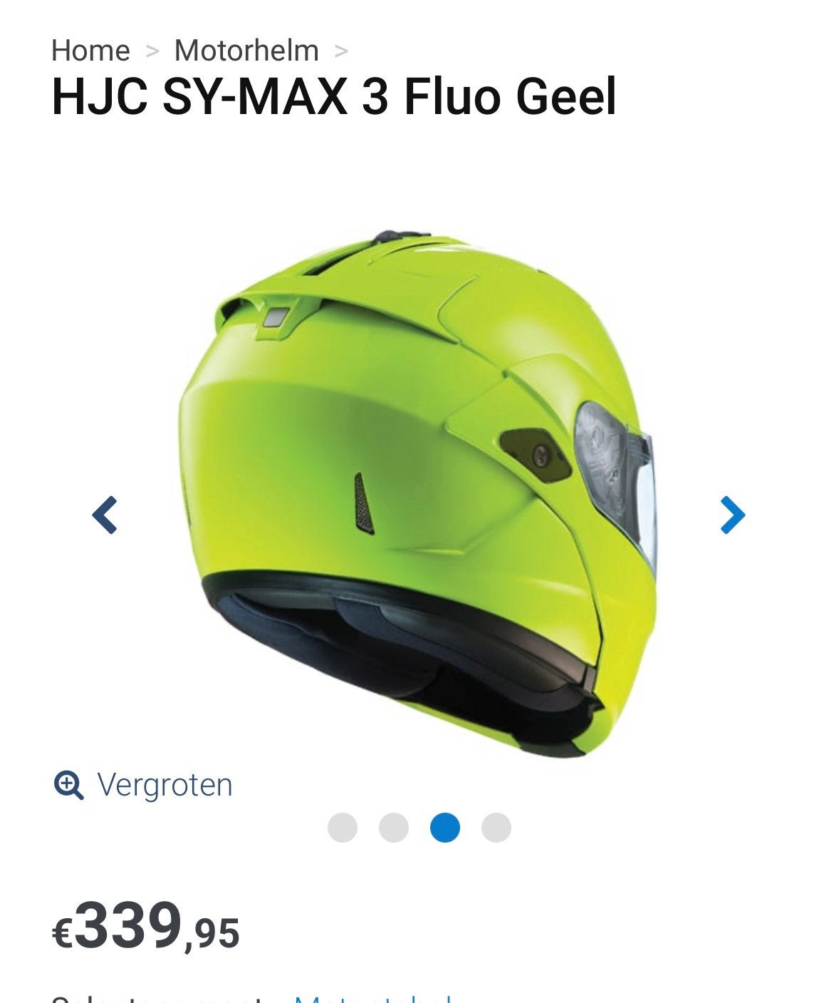 HELM SY-MAX 3 (als nieuw) XXL 64, Motoren, Kleding | Motorhelmen, Ophalen, Systeemhelm, Heren, HJC