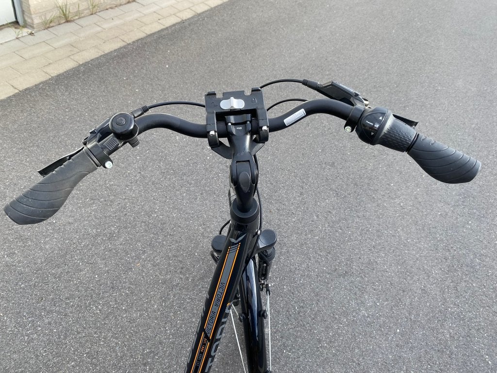 Dames trekkingfiets, Fietsen en Brommers, (Extra) lage instap, 47 tot 50 cm, Zo goed als nieuw, Schijfrem
