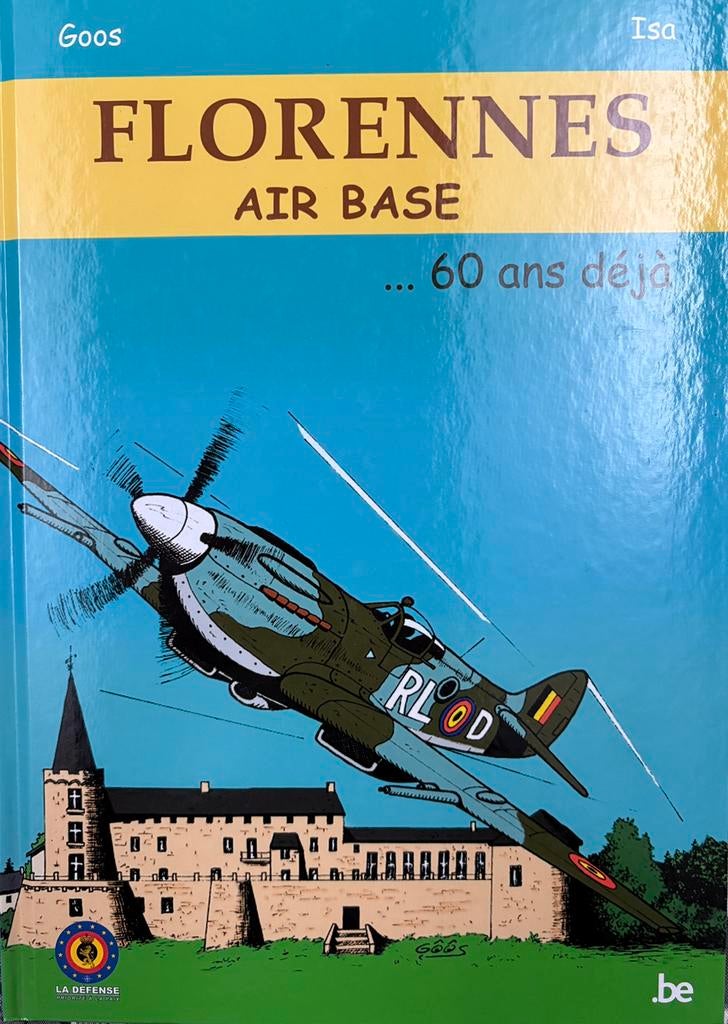 Bande dessinée + DVD 60 ans Base Aérienne Florennes, Enlèvement, Comme neuf