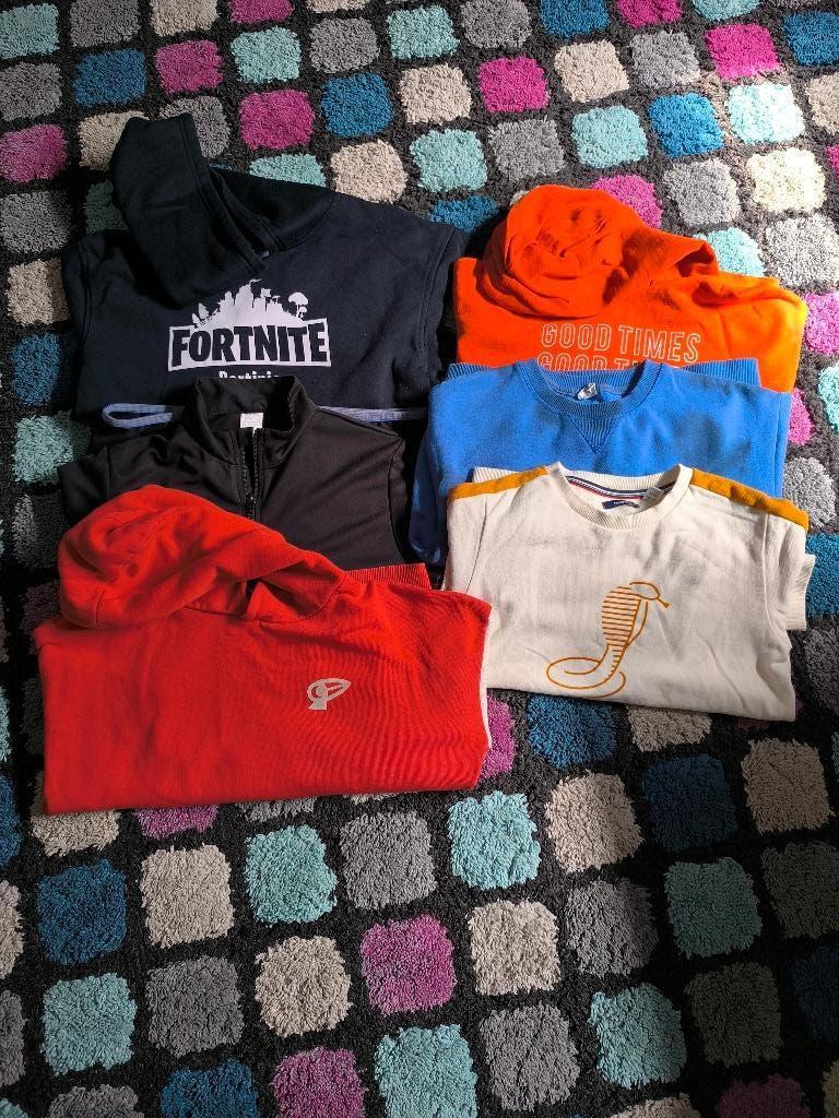 Pakket jongens blouse maat 140/152cm, Enfants & Bébés, Vêtements enfant | Taille 152, Enlèvement