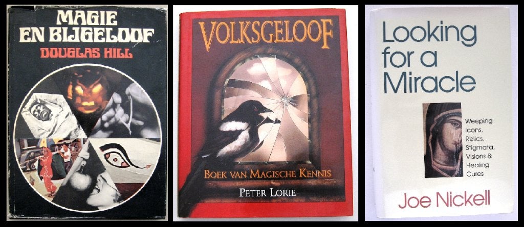 [3 boeken] oa Magie en Bijgeloof & Volksgeloof & Mirakels, Antiek en Kunst, Ophalen of Verzenden