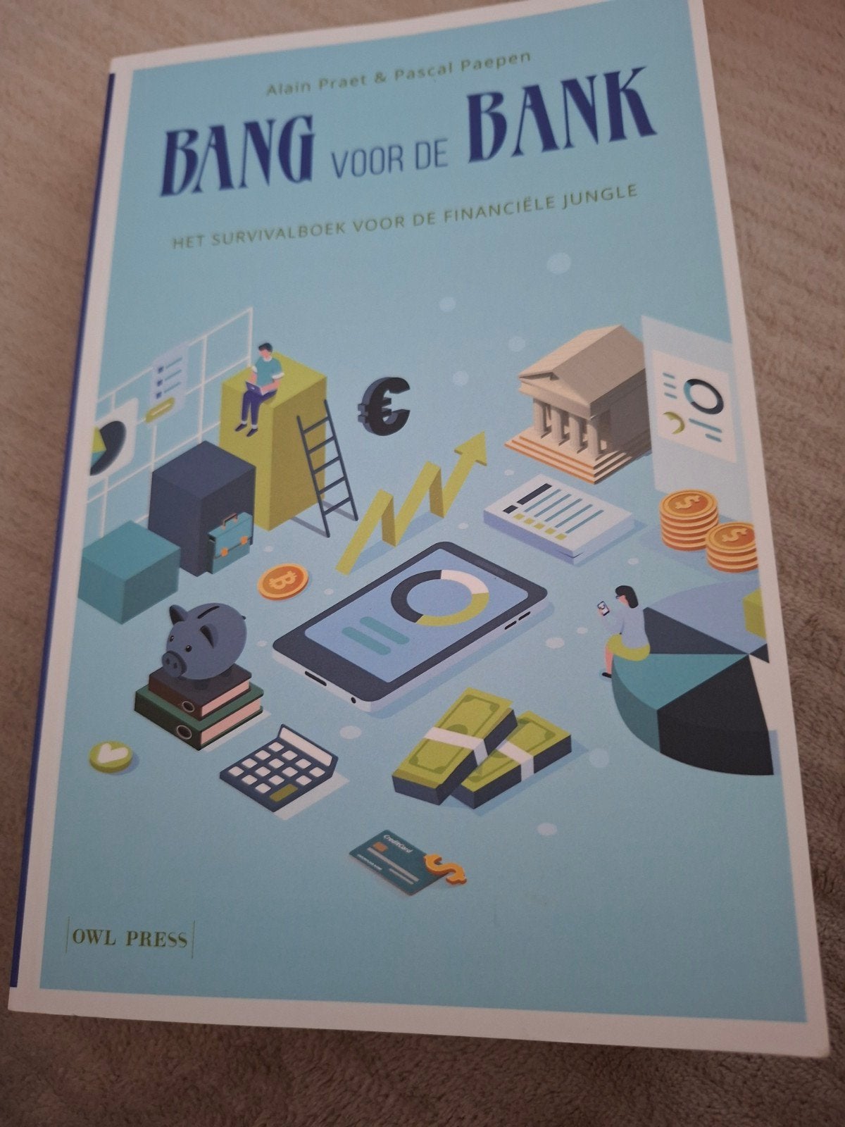Alain Praet - Bang voor de Bank, Ophalen of Verzenden, Gelezen, Alain Praet; Pascal Paepen