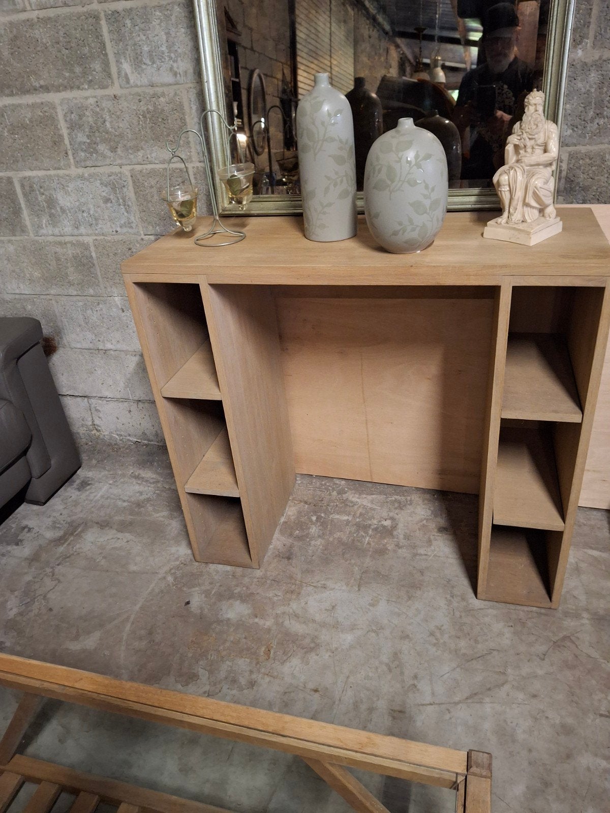 massief eiken wandtafel,Nieuwstaat Lengte100x900hgtx40diepte, Enlèvement