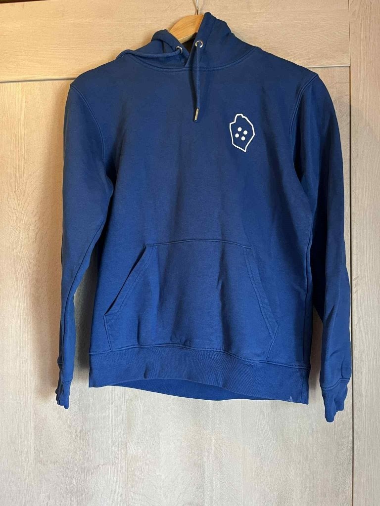 sweater blauw stip it jbc maat s 176, Ophalen of Verzenden, Gebruikt, Jongen, Trui of Vest