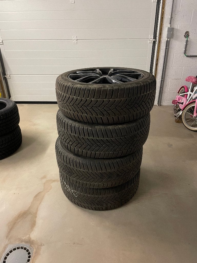 Complete 19" Mercedes EQE winterkit incl. 2 nieuwe banden, 255 mm, Winterbanden, Band(en), Personenwagen