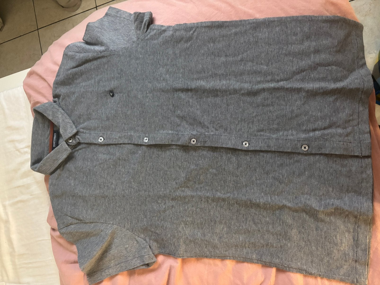 Hemd, Kleding | Heren, Overhemden, Ophalen of Verzenden, Zo goed als nieuw, Grijs, Halswijdte 41/42 (L)