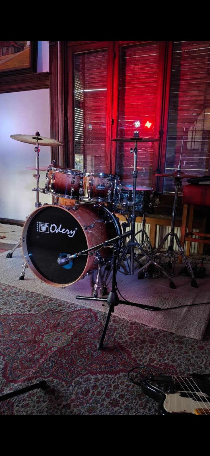 Odery eyedentity mappa burl, Muziek en Instrumenten, Drumstellen en Slagwerk, Ophalen, Zo goed als nieuw