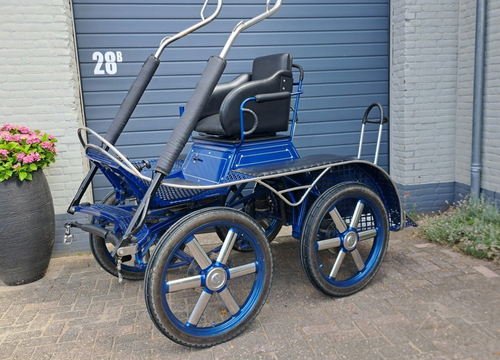 Excellent marathonwagen koets, Animaux & Accessoires, Voitures & Carrosses, Utilisé, Calèche marathon, Cheval ou Poney, Fermé(e)