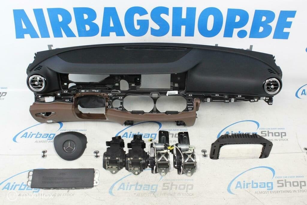 Airbag kit Tableau de bord noir brun Mercedes Classe E W213, Autos : Pièces & Accessoires, Enlèvement ou Envoi, Utilisé