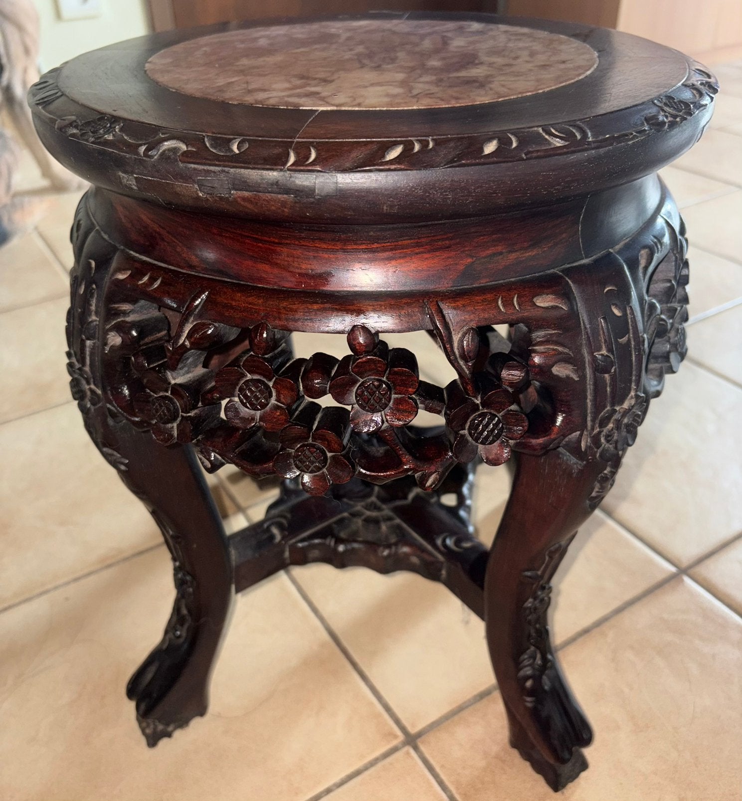 Te koop antiek chinese plantentafel, Ophalen