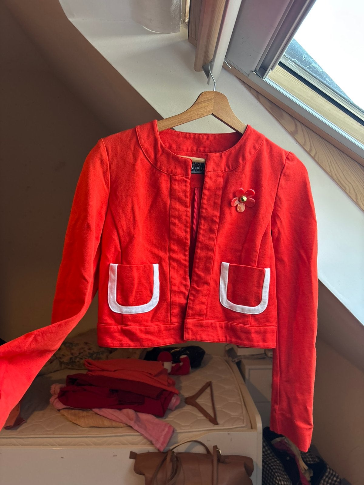 Oranje vestje van River Woods, Ophalen, Gedragen, Maat 36 (S), Oranje