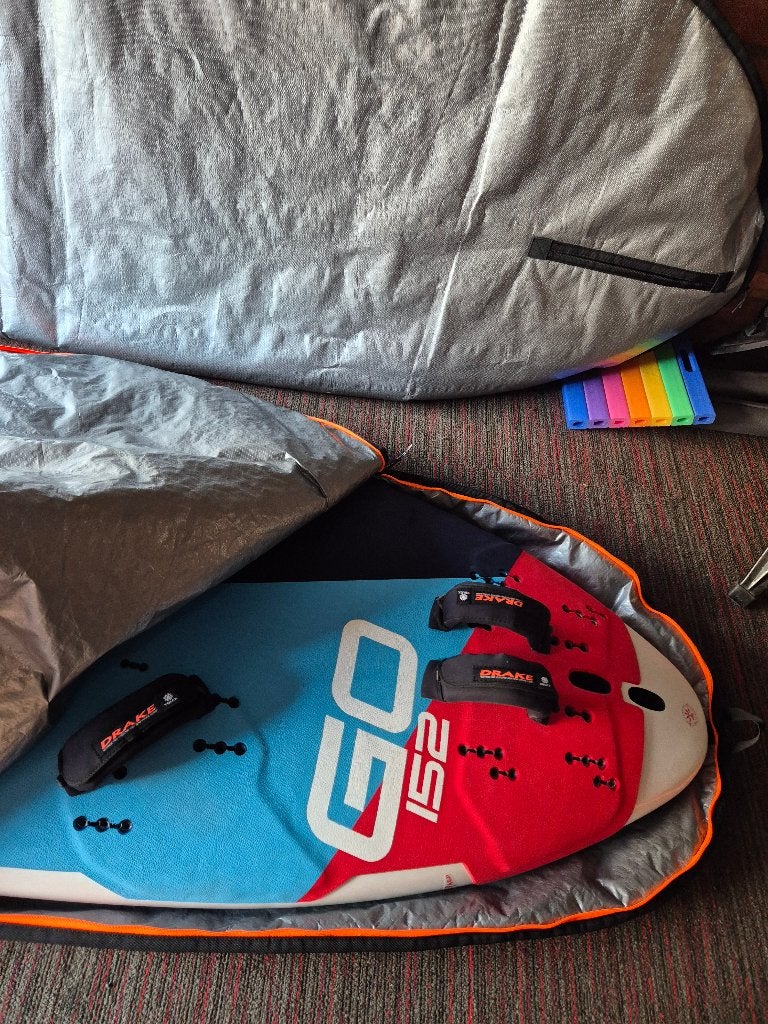 Windsurfplank Starboard GO 152, Watersport en Boten, Ophalen, Minder dan 250 cm, Met vin(nen), Zo goed als nieuw