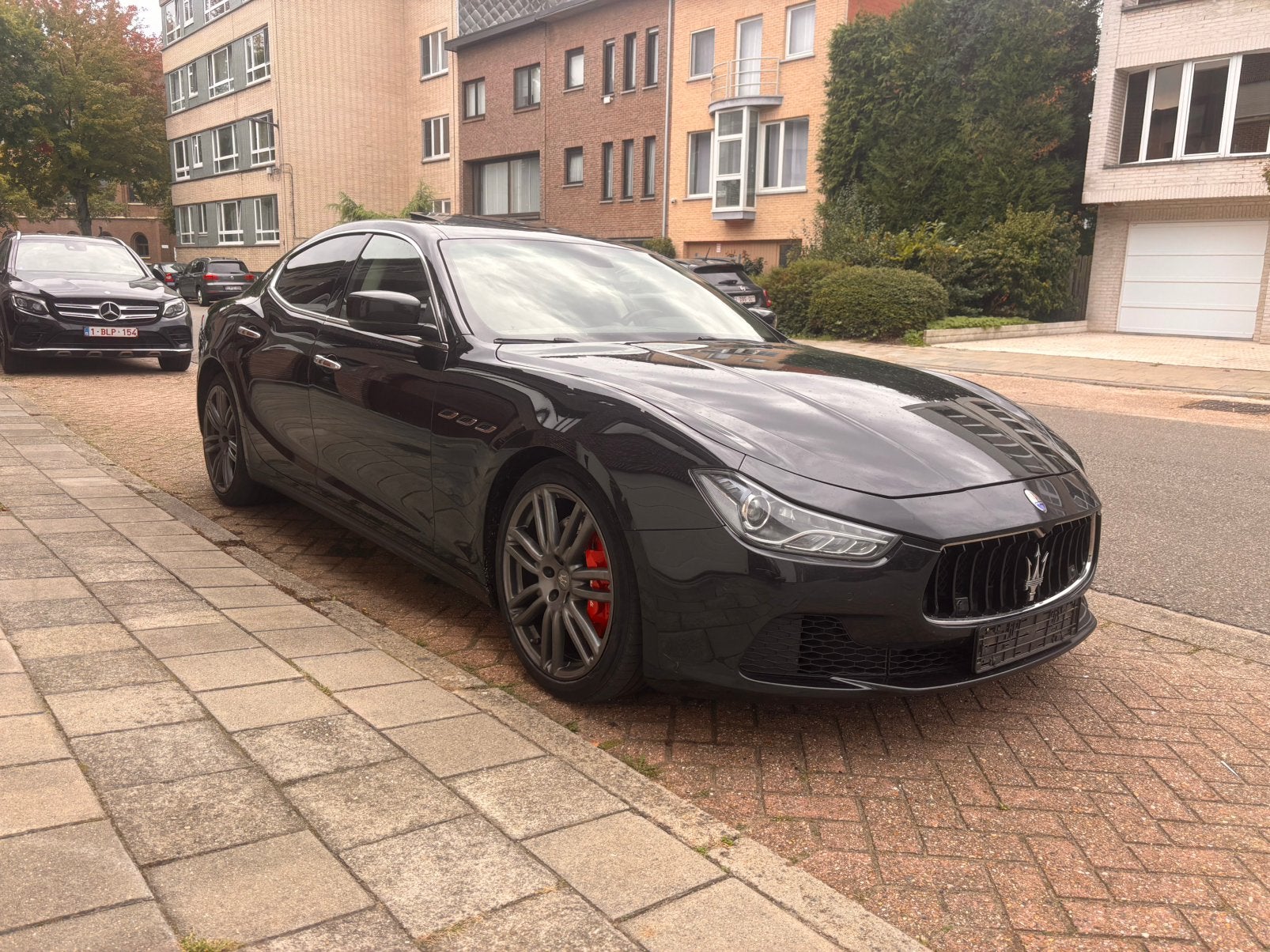 Maserati Ghibli 3.0 V6 Full option!, Auto's, Automaat, Zwart, Leder, Particulier